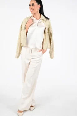 Luisa Cerano 238654-3777 Blouse mouwloos Ecru