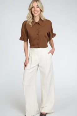 Luisa Cerano 638901-3824 Broek Ecru