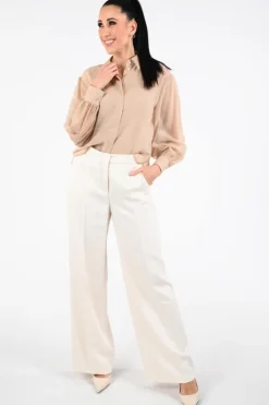 Luisa Cerano 638880-3799 Broek Ecru