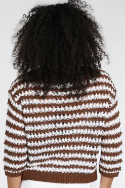 Luisa Cerano 138795-5917 Pull korte mouw Vicuna