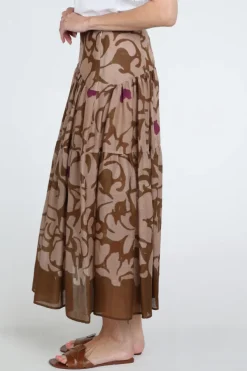 Luisa Cerano 538327-3839 Rok wijd lang Vicuna