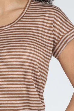 Luisa Cerano 338369-7687 T-shirt korte mouw Vicuna