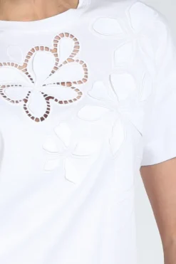 Luisa Cerano 338375-7941 T-shirt korte mouw Wit