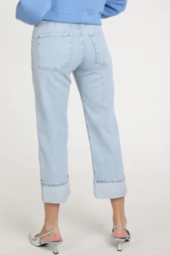 Mac Baggy Straght Jeans Light blue denim