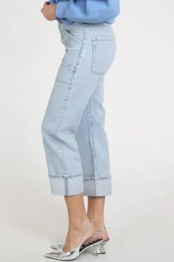 Mac Baggy Straght Jeans Light blue denim