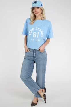 Mac Bobbie 0352L Jeans Blue denim
