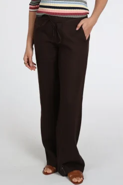 Mac Chiara belt 0294L Broek Bruin