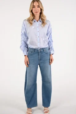 Mac Dakota barrel Jeans Blue denim