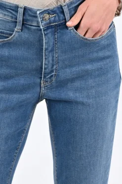 Mac Dream boot long Jeans Blue denim