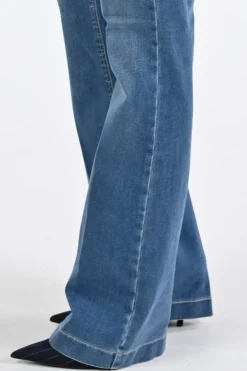 Mac Dream boot long Jeans Blue denim