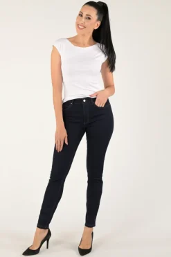 Mac Dream Skinny Jeans Dark blue denim