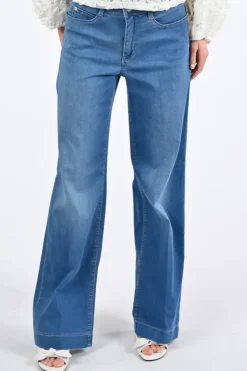 Mac Dream wide 351L Jeans Blue denim
