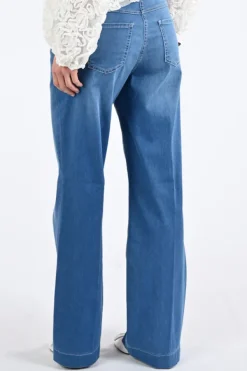 Mac Dream wide 351L Jeans Blue denim