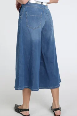 Mac Ella cropped Jeans Blue denim