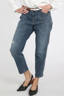 Mac Iowa Baggy Jeans Blue denim