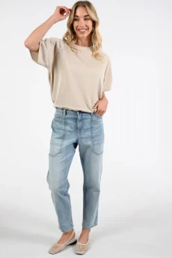 Mac Iowa baggy 0333L Jeans Blue denim