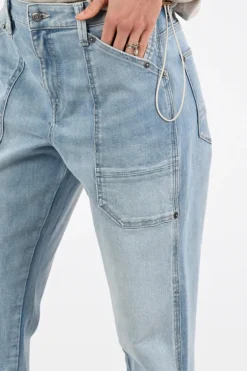 Mac Iowa baggy 0333L Jeans Blue denim