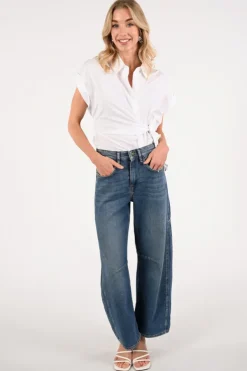 Mac Ohio barrel 0333L Jeans Blue denim