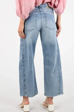 Mac Ohio barrel 0333L Jeans Light blue denim