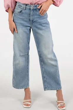 Mac Ohio barrel 0333L Jeans Light blue denim