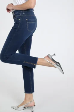 Mac Rich Slim Jeans Dark blue denim