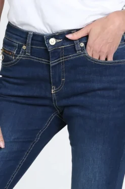Mac Rich Slim Jeans Dark blue denim