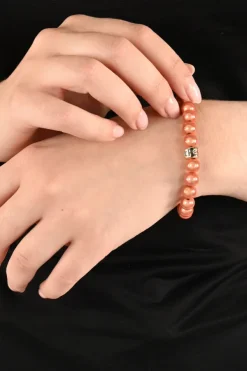 Magic Pearl perlen apricot Sierraden Zalm