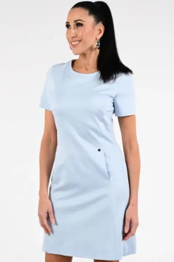 Marc Cain AA 21.03 J24 Jurk korte mouw Licht blauw