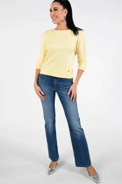 Marc Cain AA 48.34 J50 T-shirt driekwart mouw Geel