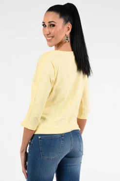 Marc Cain AA 48.34 J50 T-shirt driekwart mouw Geel