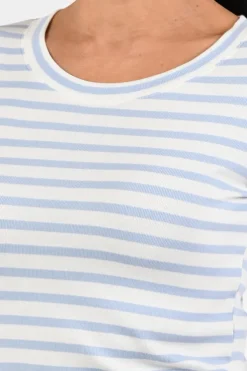 Marc Cain AA 48.09 J90 T-shirt korte mouw Licht blauw
