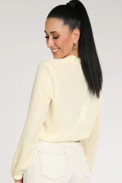 Marc Cain AA 51.03 W39 Blouse lange mouw Geel