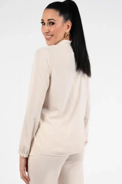 Marc Cain AA 51.03 W39 Blouse lange mouw Zand