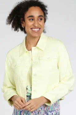 Marc Cain AC 31.12 D03 Jeansjasje Geel