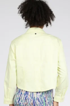 Marc Cain AC 31.12 D03 Jeansjasje Geel