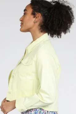 Marc Cain AC 31.12 D03 Jeansjasje Geel