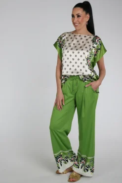 Marc Cain AC 81.67 J44 Broek Groen
