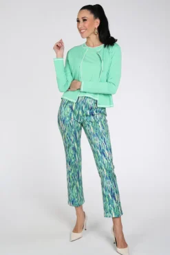 Marc Cain AC 41.09 M11 Pull korte mouw Groen