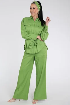 Marc Cain AC 51.35 W70 Blouse lange mouw Groen