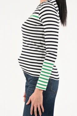 Marc Cain AR 48.07 J90 T-shirt lange mouw Donker groen