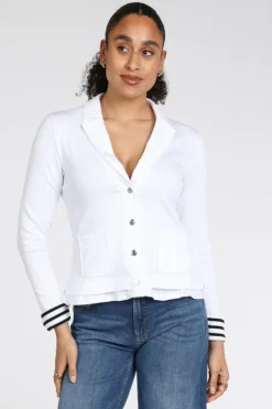 Marc Cain AS 34.19 J55 Blazer Wit