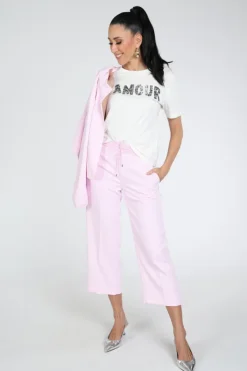 Marc Cain AS 48.20 J26 Pull korte mouw Off white