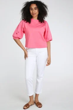 Marc Cain AS 48.63 J84 T-shirt driekwart mouw Cyclaam