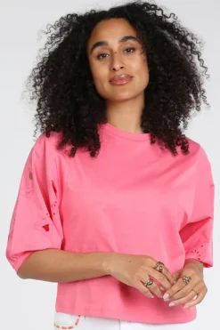 Marc Cain AS 48.63 J84 T-shirt driekwart mouw Cyclaam