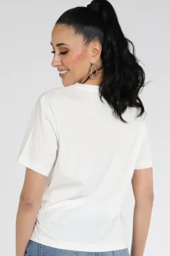 Marc Cain AS 48.20 J36 T-shirt korte mouw Off white