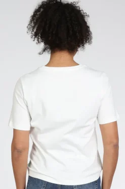 Marc Cain AS 48.20 J46 T-shirt korte mouw Off white