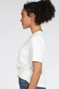 Marc Cain AS 48.20 J46 T-shirt korte mouw Off white