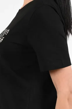 Marc Cain AS 48.20 J25 T-shirt korte mouw Zwart