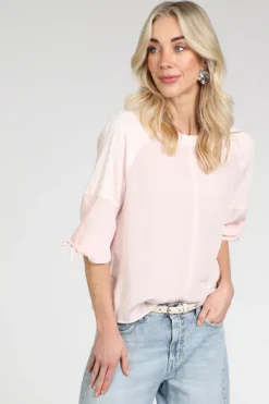 Marc Cain AS 55.08 J67 T-shirt lange mouw Roze