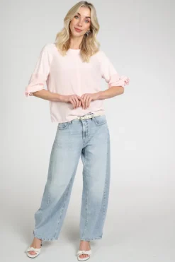 Marc Cain AS 55.08 J67 T-shirt lange mouw Roze